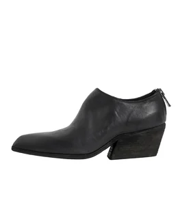 【レディース】BACK ZIP DECOLLETE -SOFT HORSE FULL GRAIN BLKT-