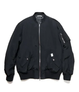 CRYSTAL NYLON FLIGHT JACKET