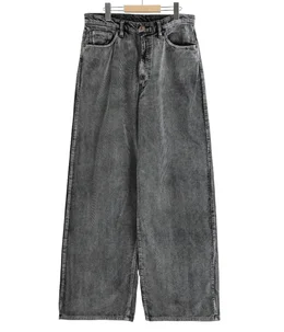 Corduroy wide pants
