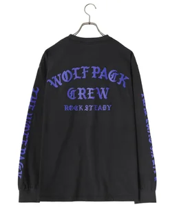 WOLF PACK CREW L/Tee FADED