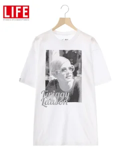 WP×LIFE TWIGGY LAWSON T-SHIRTS