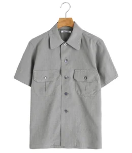 レディース】Chambray short sleeve shirt | FUMIKA_UCHIDA(フミカ
