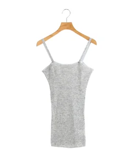 レディース】Gauze Drop-needle Ribbed Cami Sweater | FUMIKA_UCHIDA