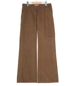 【レディース】Cord Low-waist Trousers