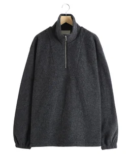 Wool Fleece Half Zip Pullover