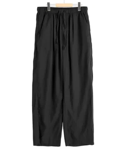 GARMENTDYED COTTON SILK TWILL EASY PANTS