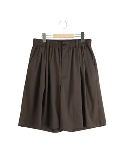 WOOL TROPICAL 2PLEATED EASY SHORTS