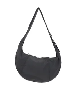 Nylon Circle Shoulder Bag
