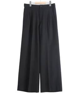 3pleated Wide-leg Trousers