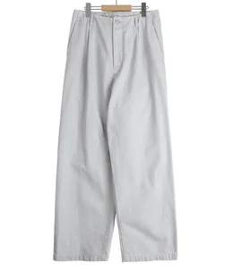 1pleated Wide Tapered Trousers