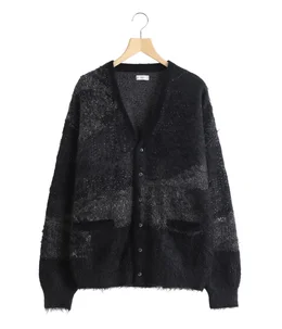 Abstract Jaquard Mohair Cardigan | YOKE(ヨーク) / トップス ニット