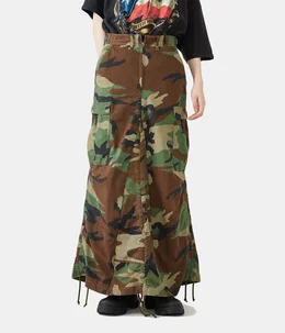【レディース】circa make length adjustable camo skirt