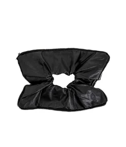 【レディース】Faux Leather Studded Scrunchie-Medium