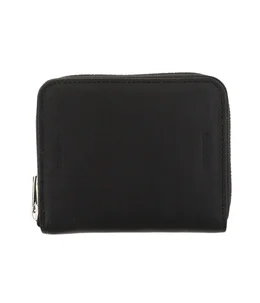 square zip purse