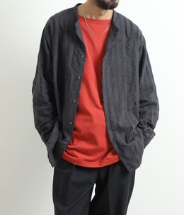 Crew Neck Shirt - dobby cloth -