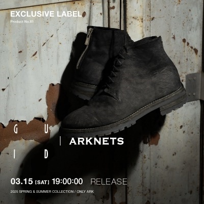 【特集｜3月15日（土）19:00販売開始】GUIDI × ARKnets｜素材の魅力を最大限に引き出し、美しさと強さを兼ね備えた一足
